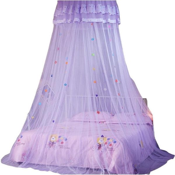 

mosquito net 5 color baby bed hanging dome princess anti-mosquito ground-based nets for children home, baby's room