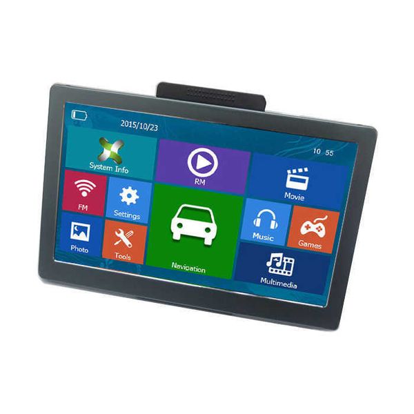 7 Zoll Auto HD Bluetooth GPS Navigation Wireless AVIN Truck Navigator 800MHZ 8GB+RAM256MB FM Sender MP4 MP3 3D TTS Karten