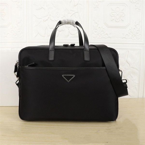 

2021 men's new nylon large capacity computer briefcase
