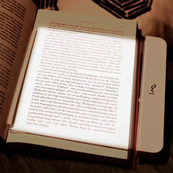 

book lights led light flat panel reading lamp portable plate magic night vision battery operated protect eyes