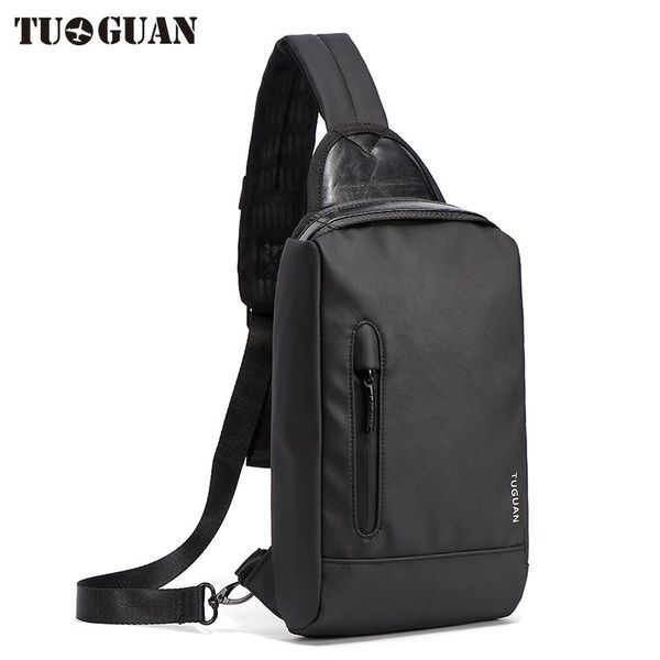 

waist bags tuguan waterproof men's chest bag anti-theft casual mini shoulder college messenger