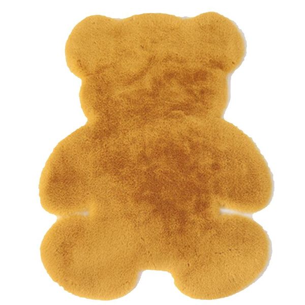 

carpets cute animal shaped rug artificial fluffy cartoon bear carpet faux hair for home bedroom living room ts2