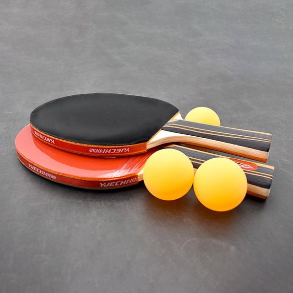 

pcs carbon fiber table tennis rackets with double face pimples-in rubber pong racket 3 ball raquets