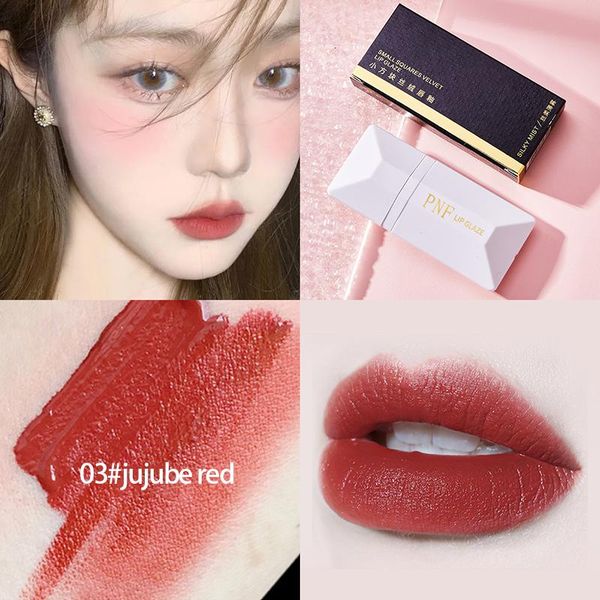 

lip gloss 6 colors velvet matte waterproof cosmetics sweatproof tint rich color female makeup texture lipstick tslm2