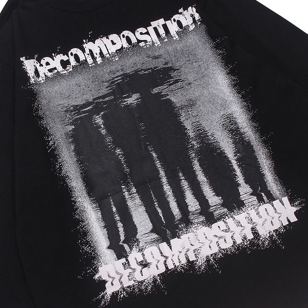 

women's hoodies & sweatshirts men's long-sleeve shirt, cotton man's hip hop graphics, illusions, harajuku, lzau, Black