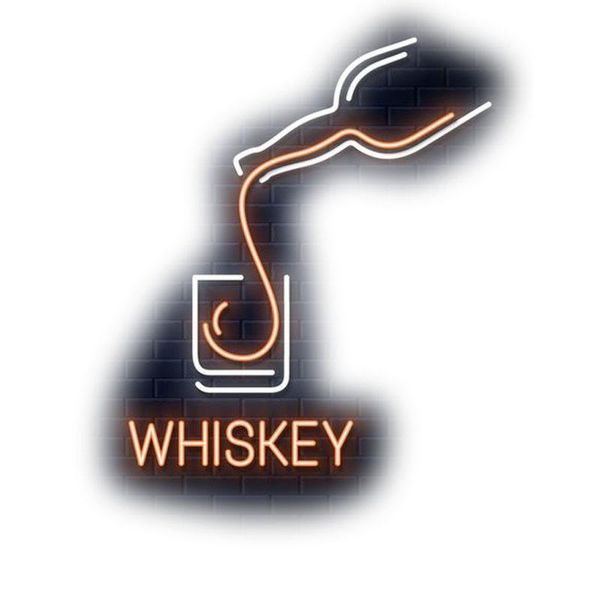 

other lighting bulbs & tubes neon signs whiskey glass light sign aesthetic room decor wall indoor for beer bar anime
