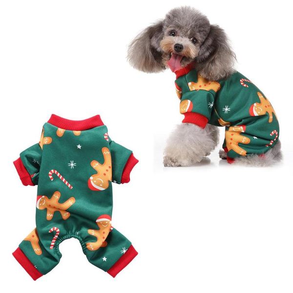 

dog apparel pet clothes christmas costume cute cartoon for small cloth dress pajamas xmas kitty dogs