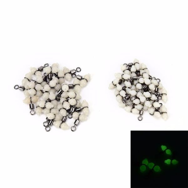 

tackle connector rolling swivels luminous 3 way fishing sea accessories hooks