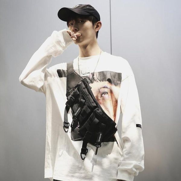 

waist bags 2021 men tactical messenger crossbody women multifunction hip hop combined packs sacoche homme
