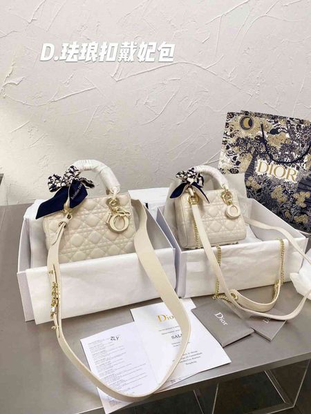 

d di 2021 new women's bag princess hand messenger dinner pure sheepskin zly bags