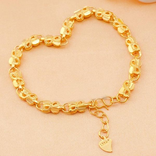 

bangle fashion plated 24k8 inverted bracelet punk contain cuba chain gold jewelry gift for men and women, Black