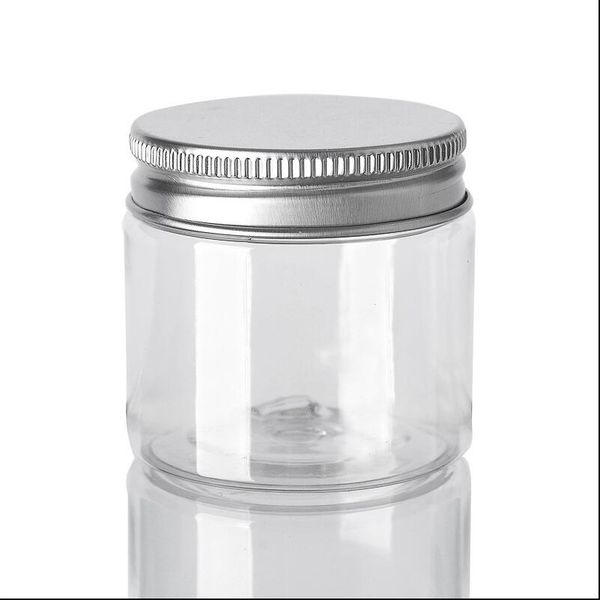 

30 40 50 60 80ml plastic jars transparent pet storage cans boxes round bottle