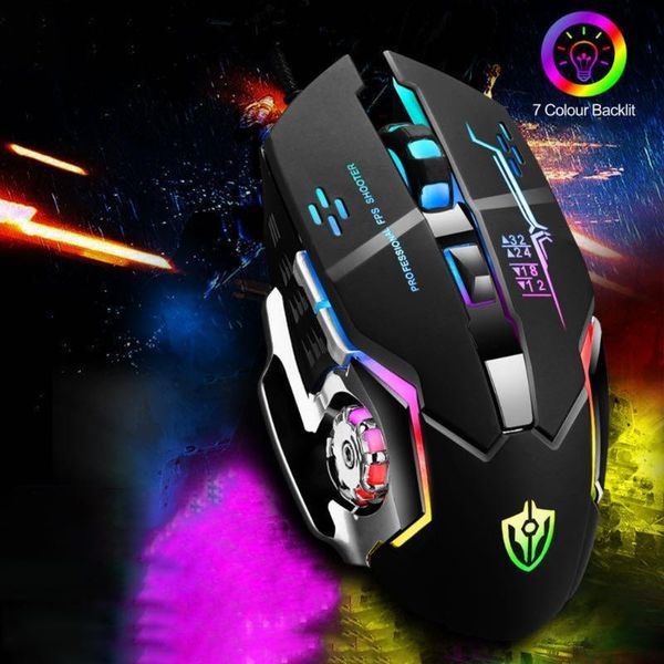 

gaming mouse wired 6d 4-speed dpi rgb for pubg computer lap7 color breathing backlight mice