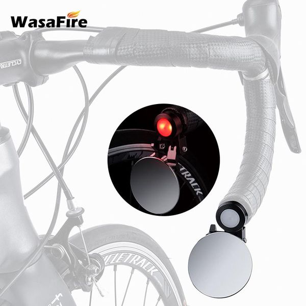 

bike groupsets mtb road bicycle rearview mirror cycling accessories handlebar warning lamp wide range back sight reflector
