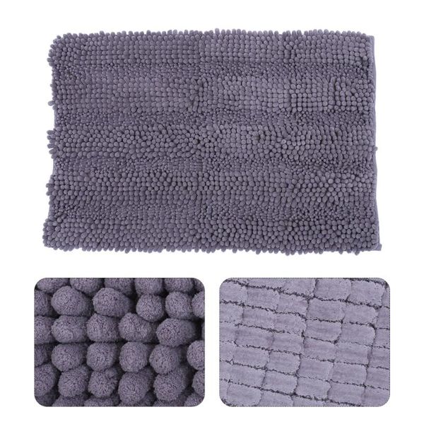 

bath mats bathroom rug chenille extra thick non-slip mat for entryway