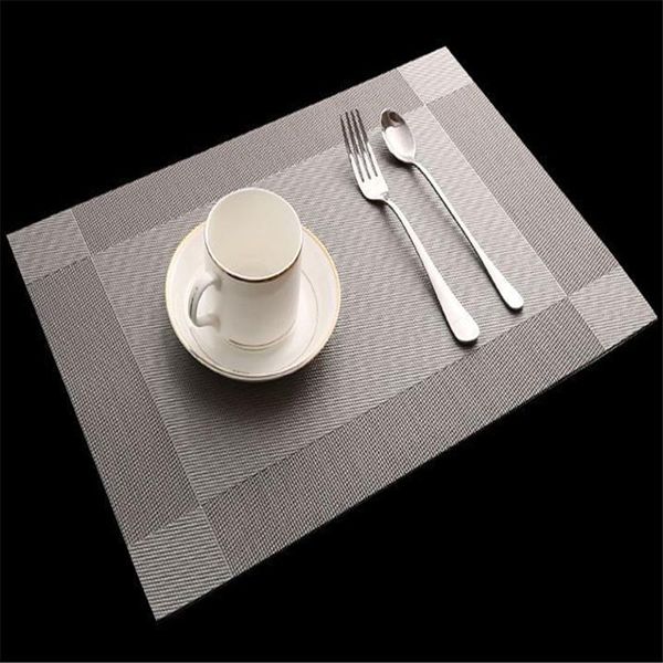

table runner pvc placemat european mat waterproof non-slip heat insulation pad