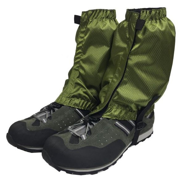 

men women kids waterproof cycling shoe cover ski boots snow gaiters outdoor hiking trekking climbing skiing leg legging arm & warmers, Black