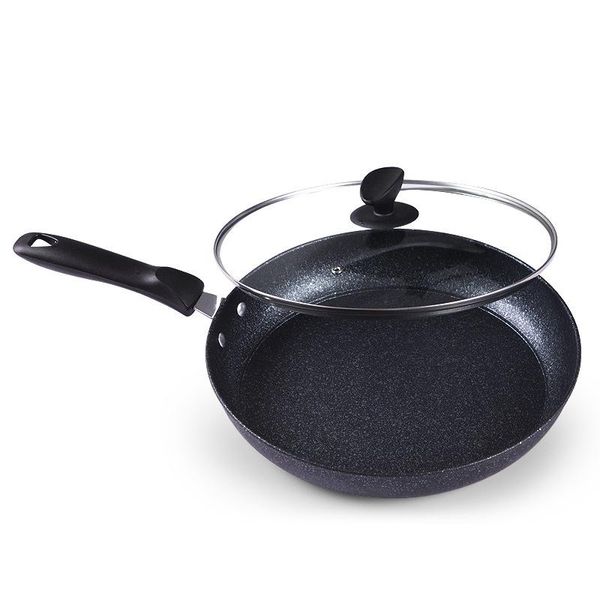 

pans 26cm 28cm 30cm marble non stick copper frying pan with six layer casting ceramic coating induction cooking gas cooker