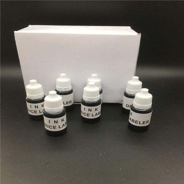 

10ml special ink for coding numbering machine price labellers digital marking p82a refills, Black;red