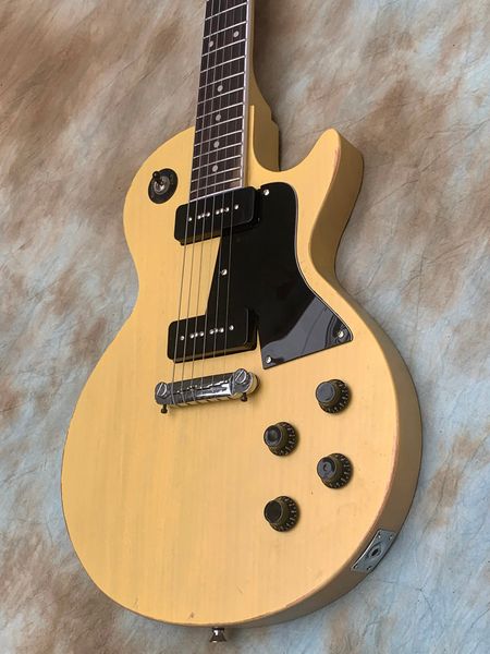 

aged/relic, electric guitar, thin nitro finish, tv yellow, special, quality guita