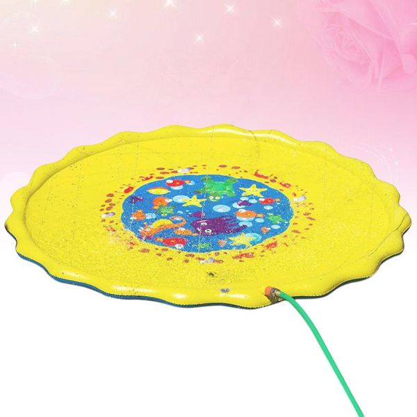 

watering equipments lawn water spray play mat portable outdoor inflatable playmat family children funny garden beach toys