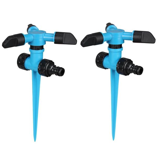 

pcs greenhouse lawn sprinklers spray head drip irrigation automatic watering supplies three arm garden 360 degree rotary equipments