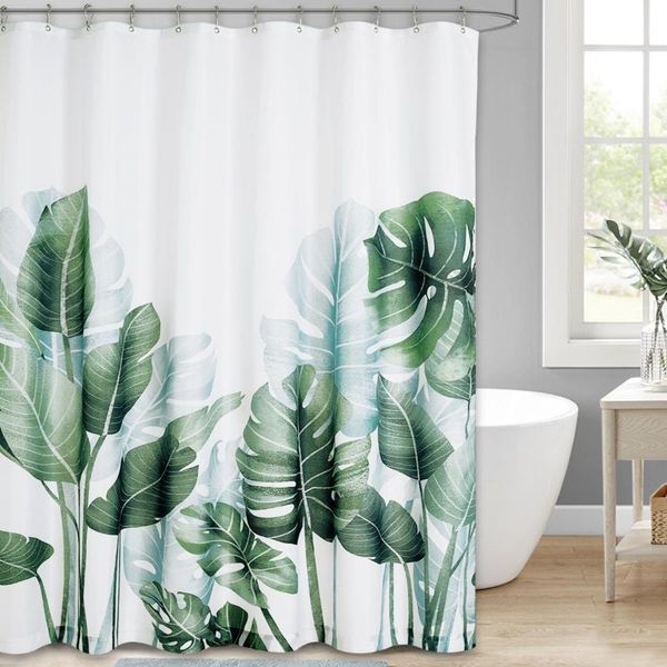 

shower curtains 60 patterns green plant curtain bathroom waterproof polyester leaves 3d printing for