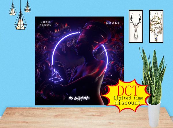 

no-guidance-single-new-3 album poster music cover silk art print 000