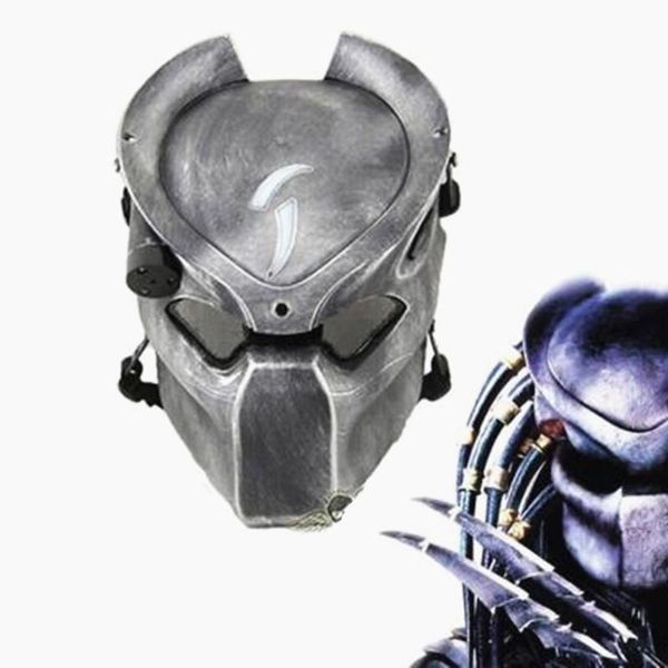 

cycling helmets neca scale ultimate p1 jungle demon alien vs lonely wolf mask with lamp helmet