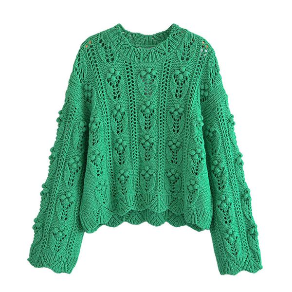

autumn winter women hollow casual knit sweaters green color knitted sweater o neck long sleeve jumpers female pullover, White;black