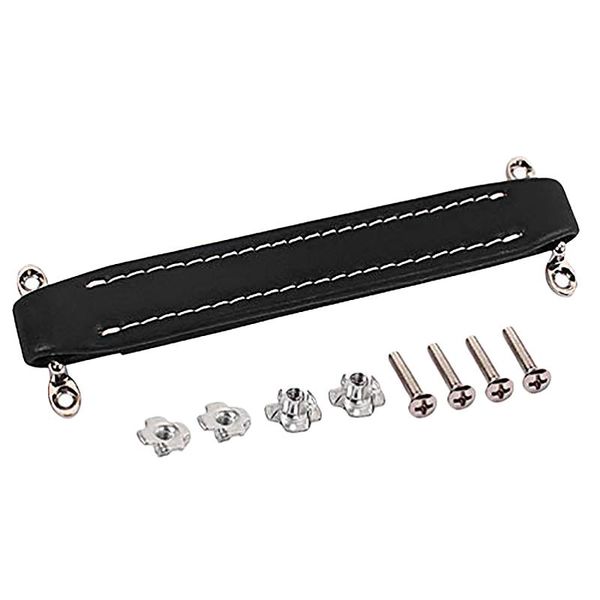 

vintage style guitar amp leather handle strap for fender speaker (black) golf training aids