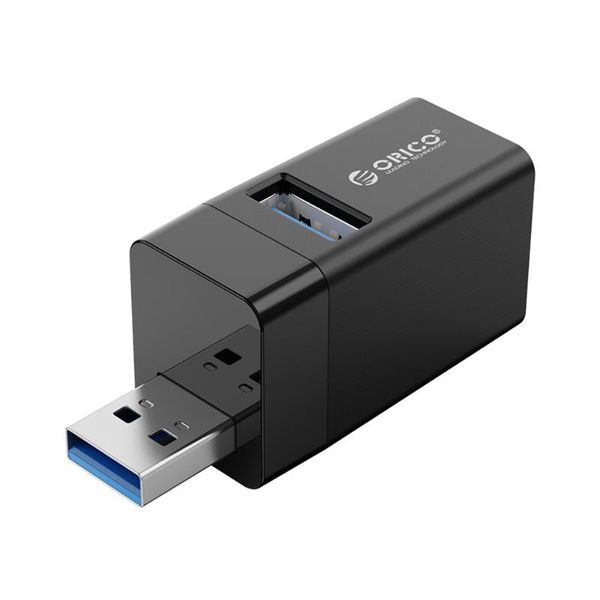

hubs orico mini-u32 mini usb hub 3 in 1 splitter 3-port powered in-line multi extender adapter for pc lapdesktop