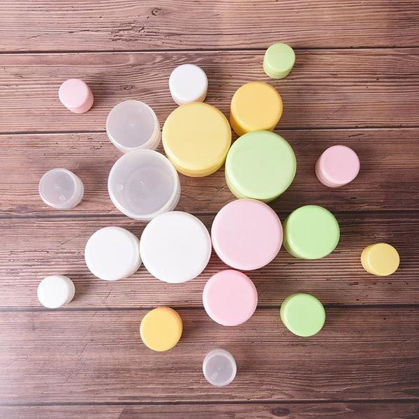 

storage bottles & jars plastic portable cosmetic travel empty pots makeup cream liquid moisturizer lip container pocket 10g 20g 50g 100