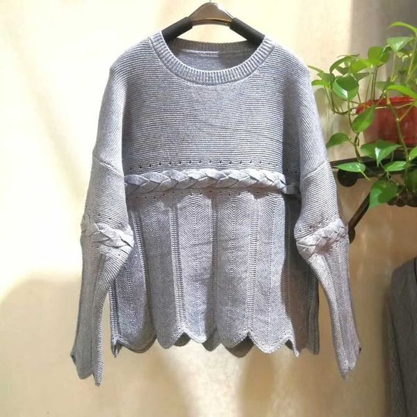 

women's sweaters women pullover print vintage v-neck long sleeve knitted pullovers autumn winter lazy style blue loose h0rd, White;black