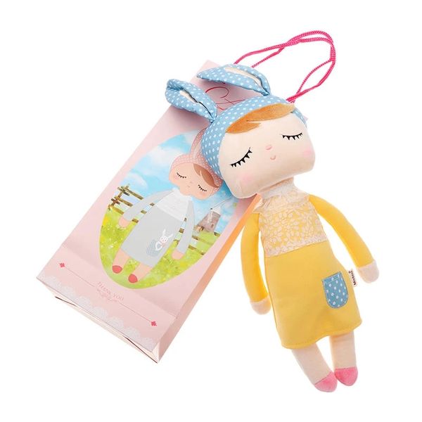 Metoo Angela 33cm Cartoon Rabbit Peluche Peluche Peluche Giocattoli per il compleanno Natale