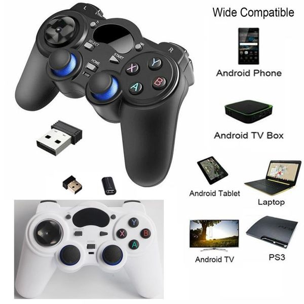 

game controllers & joysticks a pair of 2.4ghz wireless gamepad controller for pc tv box android phone tablet power saving sleeping mode anti