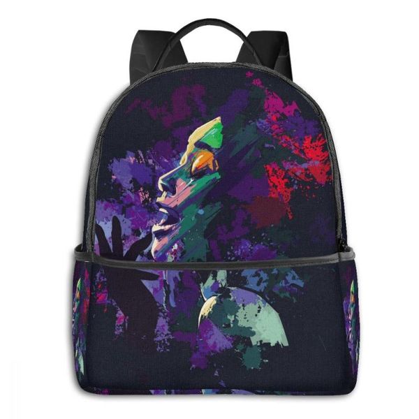 

backpack fashion 2021 shoulder bags afro american jazz singer school for teenage girls light travel