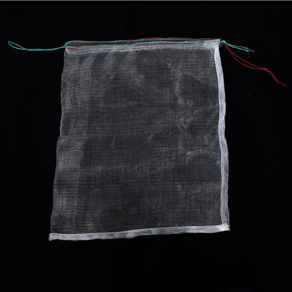 

100pcs nylon net bag garden plants fruit protection anti bird drawstring plant grow support care storage bags