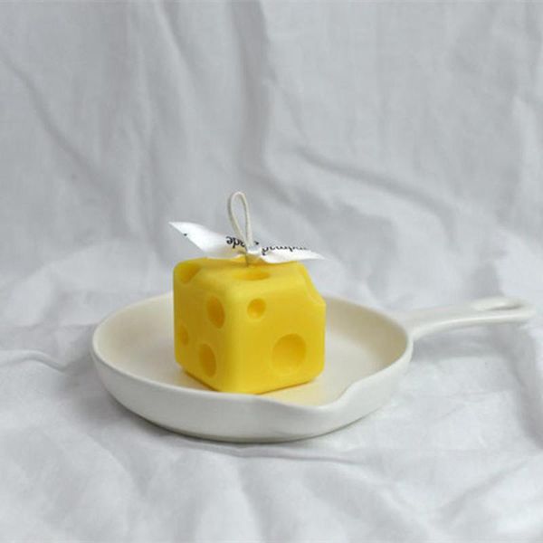 

cheese shape silicone candle mold scented mousse cake moulds soap chocolate fondant pastry baking decorating tools bakeware craft