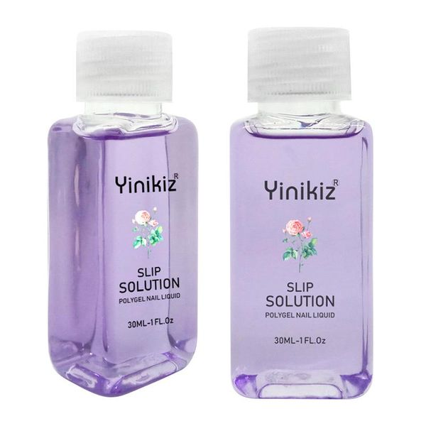 

30ml liquid slip solution quick builder gel nails permanent clear acrylic nail art extension soak off manicure, Red;pink