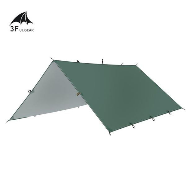 

tents and shelters 3f ul gear ultralight tarp outdoor camping survival sun shelter shade awning silver coating pergola waterproof beach tent
