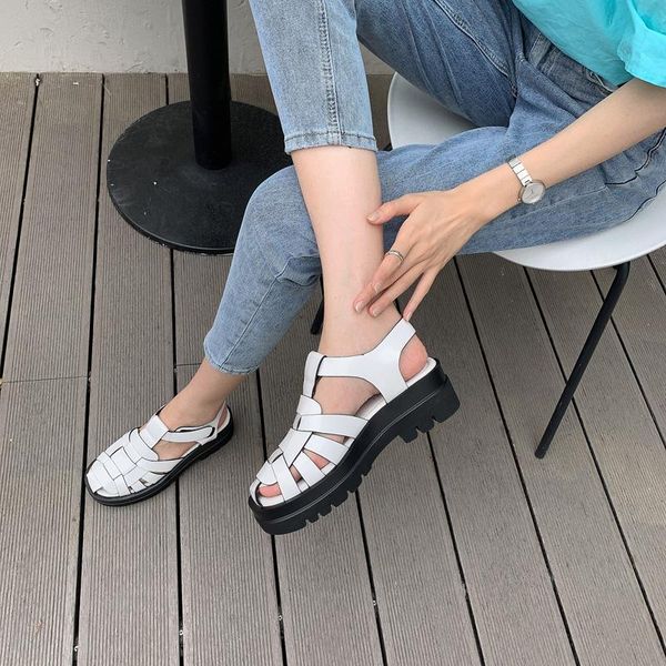 

sandals demonia shoes platform heels women wedges white punk gothic bottom comfort for office, Black