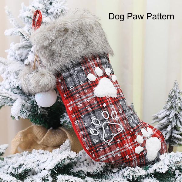 

christmas decorations reussable lattices sock tree pendants xmas home sec88