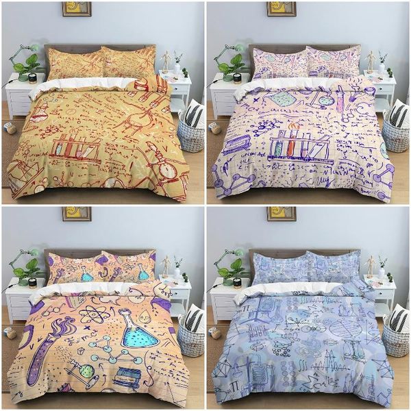 

bedding sets formula science set duvet cover king/ size comforter with pillowcase bedclothes for kids home