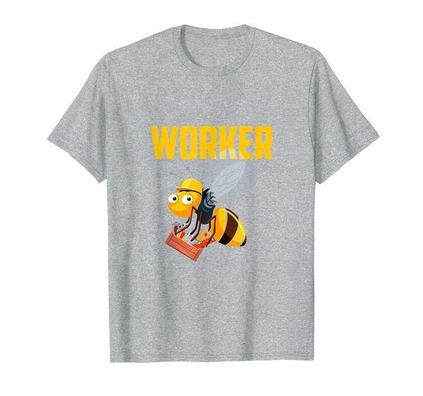 

funny beekeeper worker bee honey comb gift men women kids t-shirt, White;black