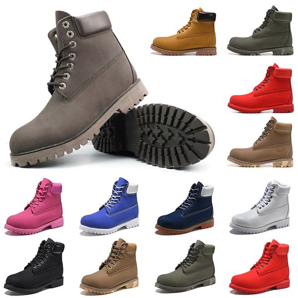 

luxury winter mens womens boots tbl cowboy motorcycle martin fashion designer yellow brown grey black white blue pink red us12 eur36-45 snea