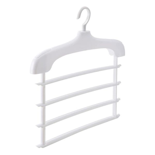 

hangers & racks foldable and portable thick multi-layer coat hanger hook storage holder clothes stand multifunction durable plas