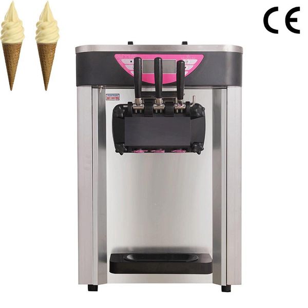 

ice cream making machine deskthree color stainless steel body 18-22l/h