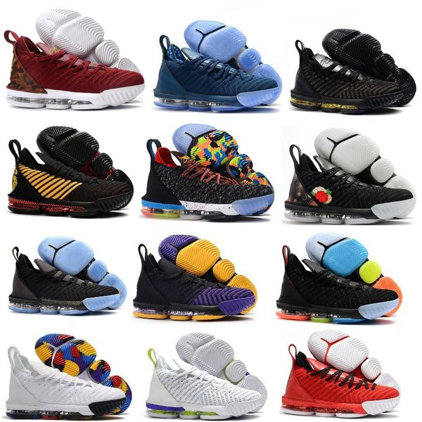 

new mens 16s equality basketball shoes chaussure de basketballs james sports sneakers watch the w throne king oreo new-le&bron 16 equality