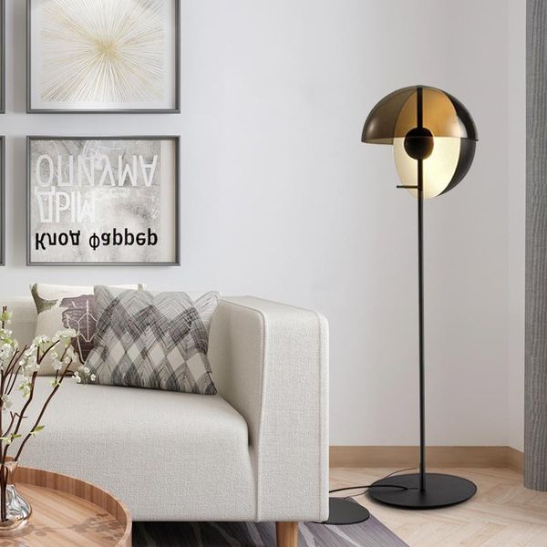 

simple modern creative living room glass floor lamp art bedside bedroom study designer sample nordic lamps